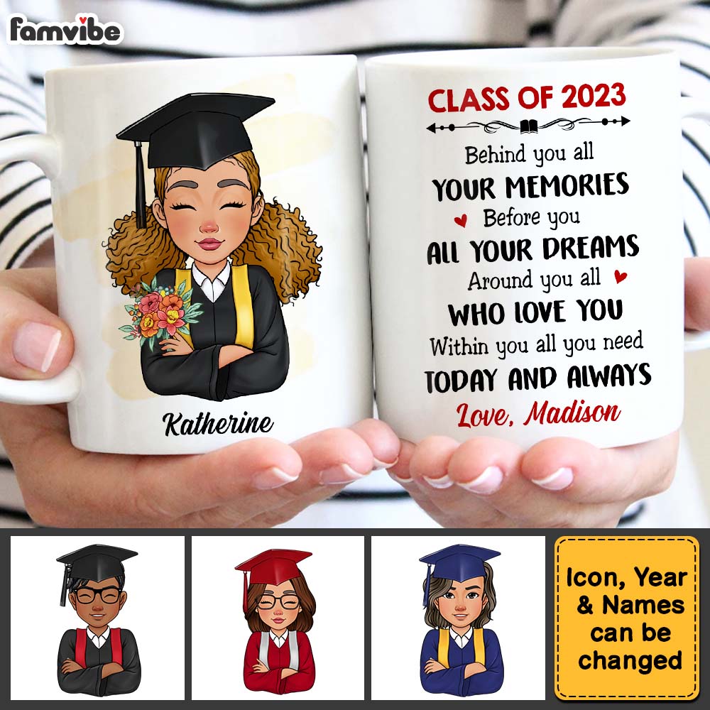 Personalized Graduation Gift Around You All Who Love You Mug Personalized Graduation Gift Around You All Who Love You Mug