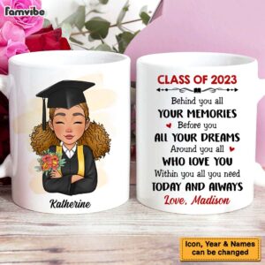 Personalized Graduation Gift Around You All Who Love You Mug 4