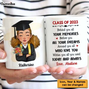 Personalized Graduation Gift Around You All Who Love You Mug 5
