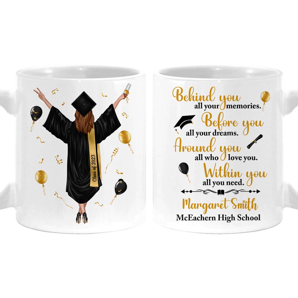 Personalized Graduation Gift For Daughter And Granddaughter Mug Personalized Graduation Gift For Daughter And Granddaughter Mug