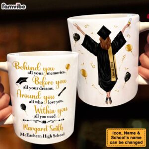 Personalized Graduation Gift For Daughter And Granddaughter Mug