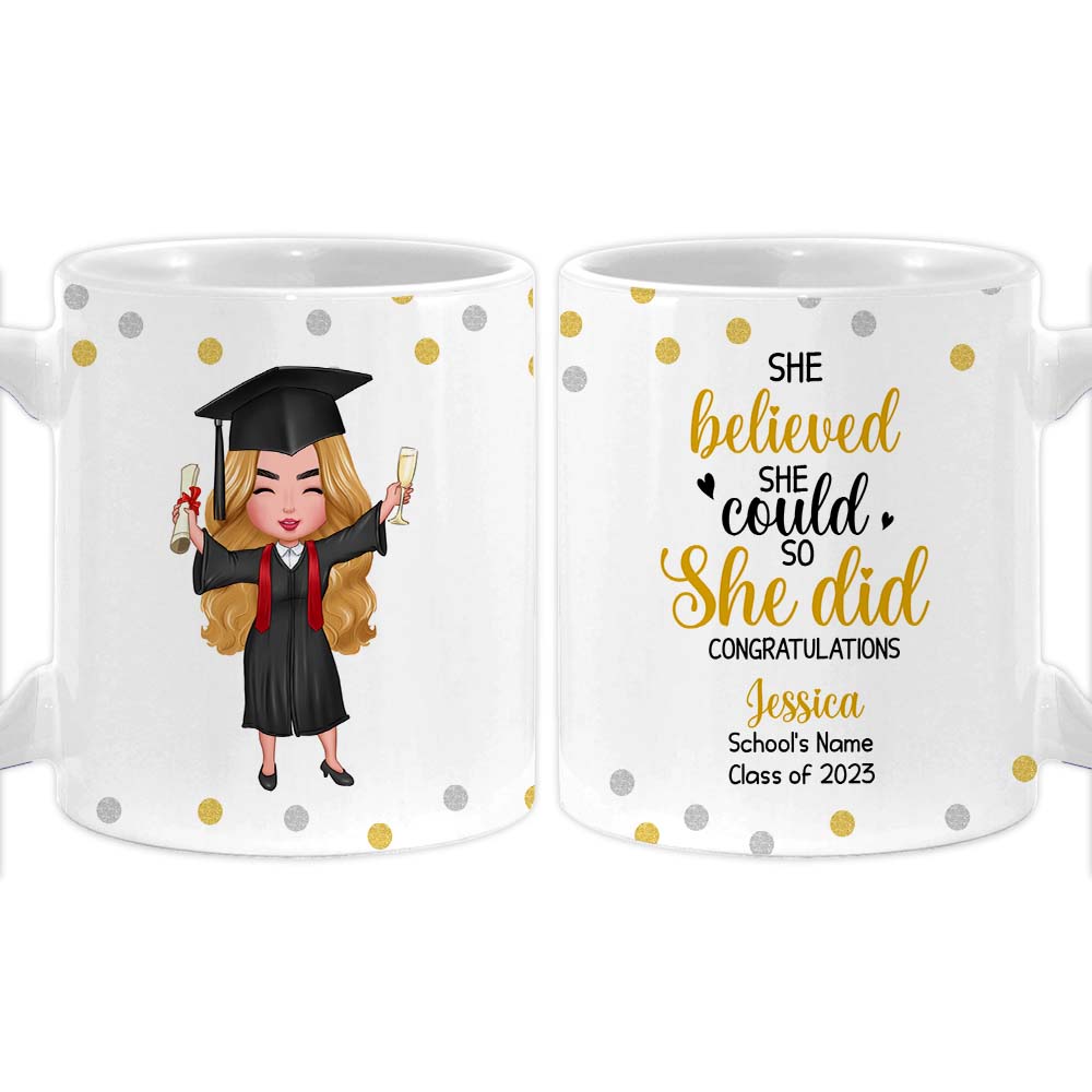 Personalized Graduation Girl 2023 Mug Personalized Graduation Girl 2023 Mug