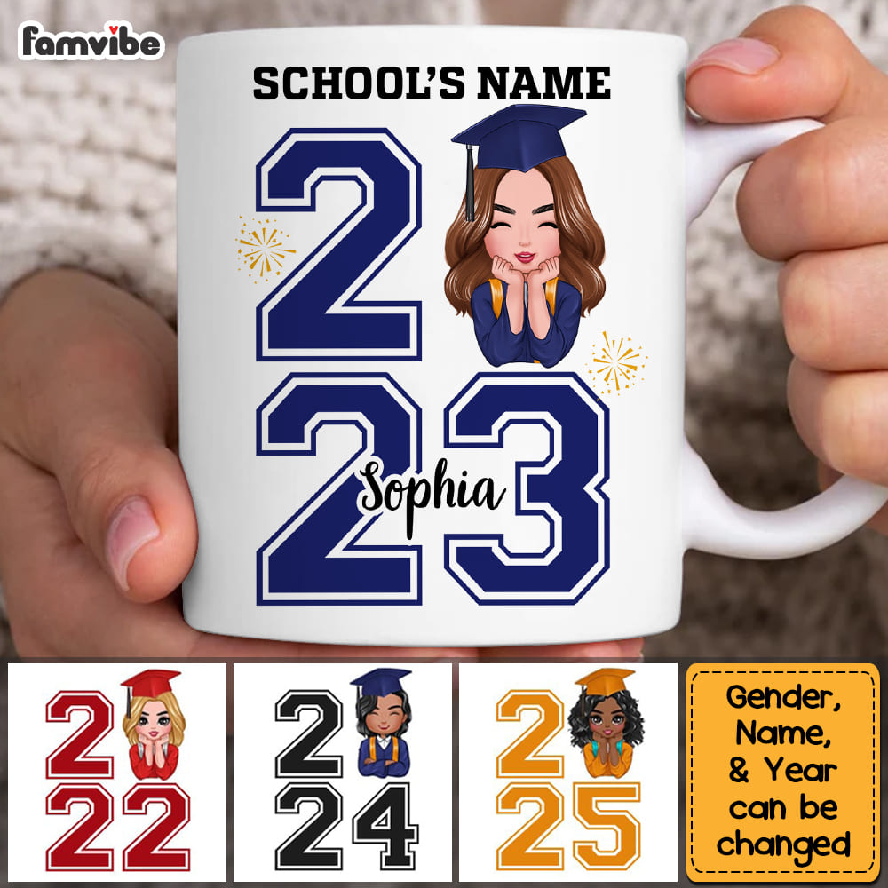 Personalized Graduation Girl Boy 2023 Mug Personalized Graduation Girl Boy 2023 Mug