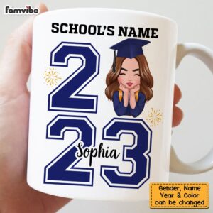 Personalized Graduation Girl Boy 2023 Mug 5
