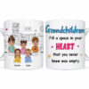 Personalized Grandkids Fill A Space In Your Grandma Heart Mug