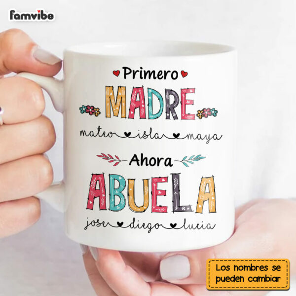 Personalized Grandma Abuela Spanish Mug