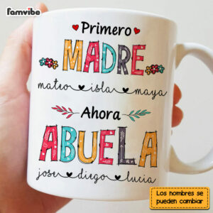 Personalized Grandma Abuela Spanish Mug 4