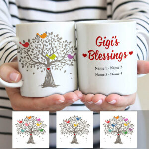 Personalized Grandma Blessing Tree Mug 3