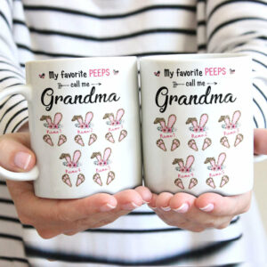 Personalized Grandma Easter Bunny Mug 4