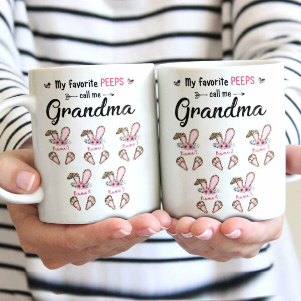 Personalized Grandma Easter Bunny Mug