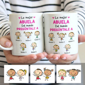 Personalized Grandma Mom Abuela Mama Spanish Mug