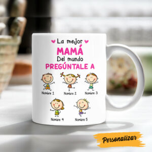 Personalized Grandma Mom Abuela Mama Spanish Mug