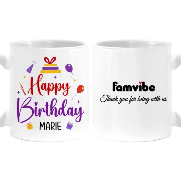 Personalized Happy Birthday To You! Wish You All The Best! Mug