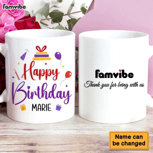 Personalized Happy Birthday To You! Wish You All The Best! Mug