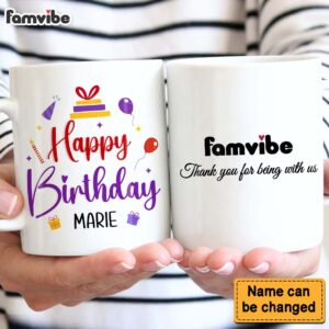 Personalized Happy Birthday To You! Wish You All The Best! Mug 3