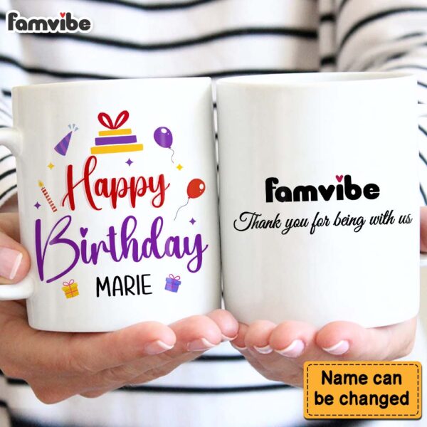 Personalized Happy Birthday To You! Wish You All The Best! Mug