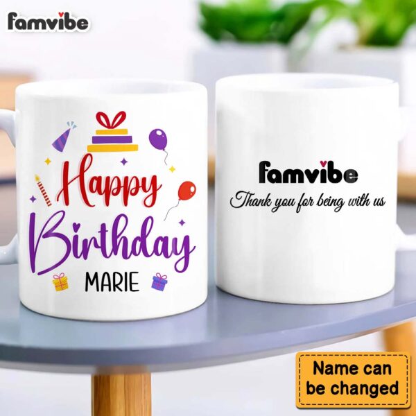Personalized Happy Birthday To You! Wish You All The Best! Mug