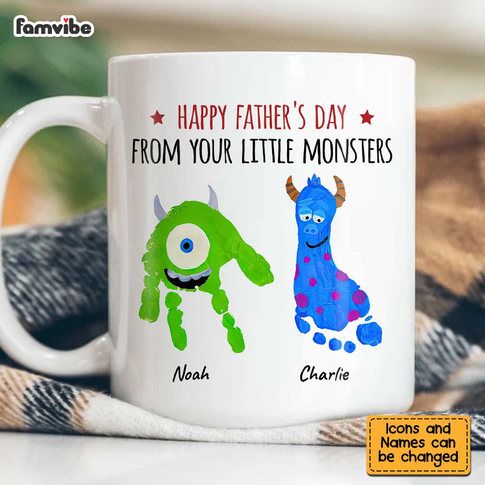 Personalized Happy Fathers Day Mug Personalized Happy Fathers Day Mug
