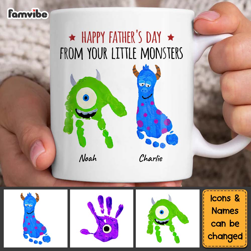 Personalized Happy Fathers Day Mug Personalized Happy Fathers Day Mug