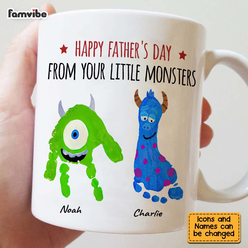 Personalized Happy Fathers Day Mug Personalized Happy Fathers Day Mug