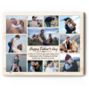 Personalized Happy Father’s Day Photo Collage, Father’s Day Canvas Print, Gifts For New Dad From Kids – Best Personalized Gifts For Everyone