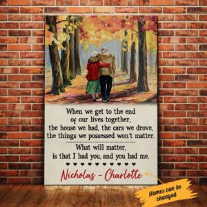 Personalized Husband And Wife Canvas