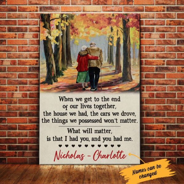 Personalized Husband And Wife Canvas