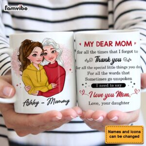 Personalized I Need To Say I Love You Mom Mug