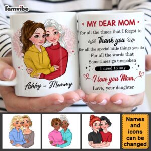 Personalized I Need To Say I Love You Mom Mug 3