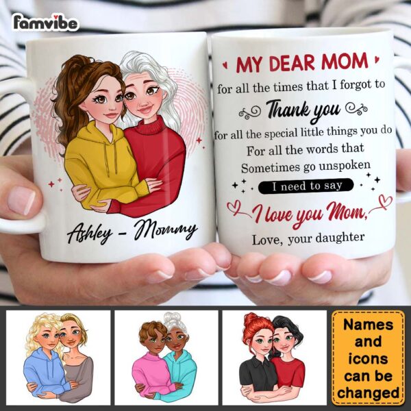 Personalized I Need To Say I Love You Mom Mug