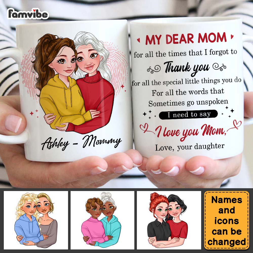 Personalized I Need To Say I Love You Mom Mug Personalized I Need To Say I Love You Mom Mug