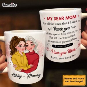 Personalized I Need To Say I Love You Mom Mug 4