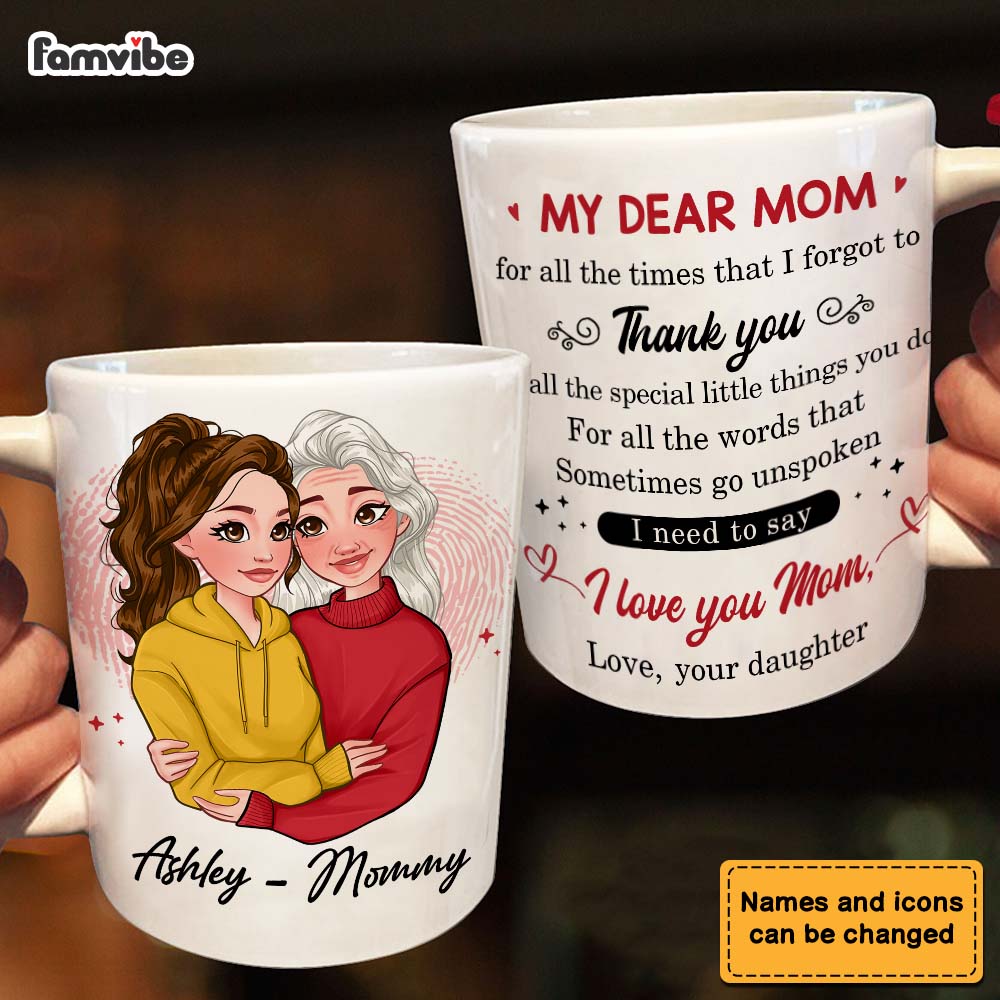 Personalized I Need To Say I Love You Mom Mug Personalized I Need To Say I Love You Mom Mug