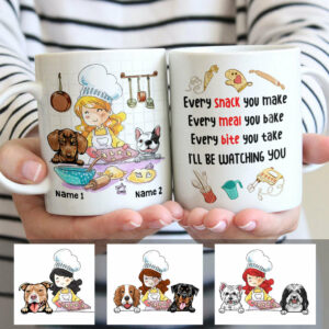 Personalized I Will Be Watching You Dog Mug