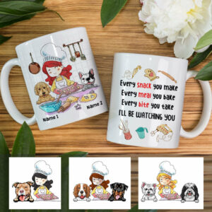 Personalized I Will Be Watching You Dog Mug
