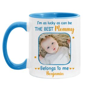 Personalized I’m As Lucky As Can Be Photo Mug