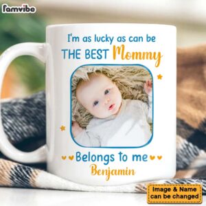 Personalized Im As Lucky As Can Be Photo Mug 4