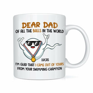 Personalized I’m Glad That I Came Out Of Yours Mug
