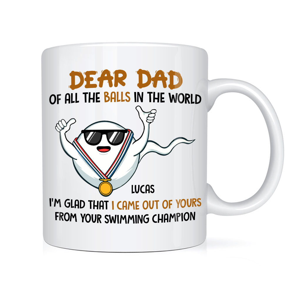 Personalized I'm Glad That I Came Out Of Yours Mug Personalized I'm Glad That I Came Out Of Yours Mug