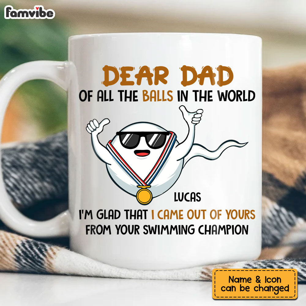 Personalized I'm Glad That I Came Out Of Yours Mug Personalized I'm Glad That I Came Out Of Yours Mug