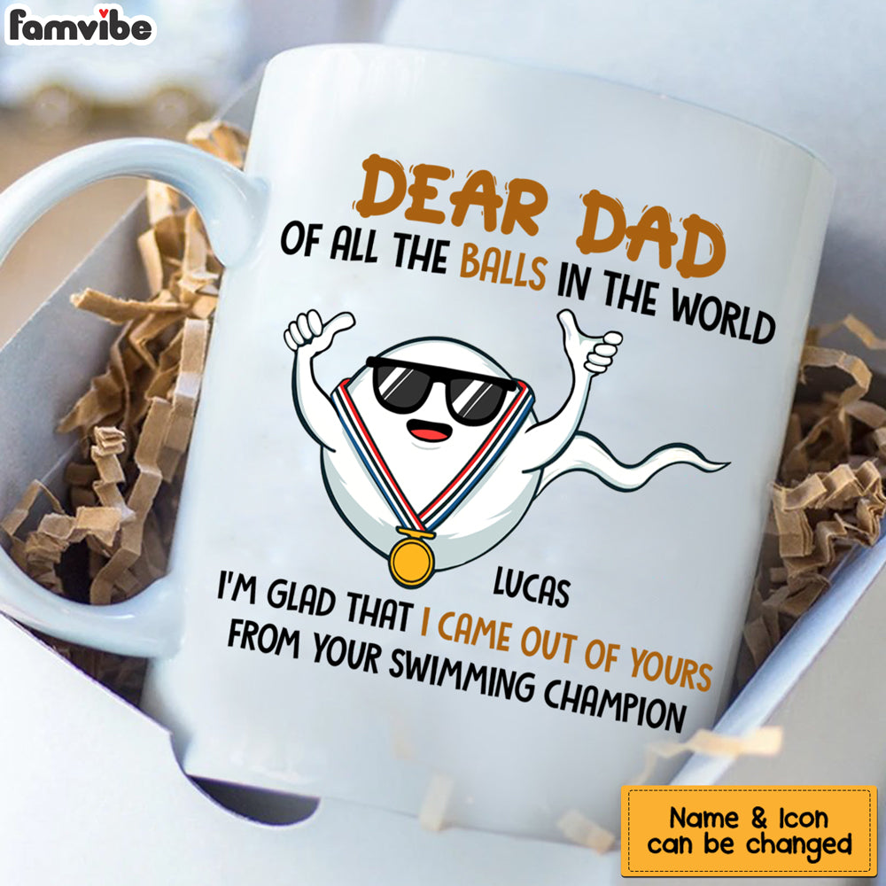Personalized I'm Glad That I Came Out Of Yours Mug Personalized I'm Glad That I Came Out Of Yours Mug