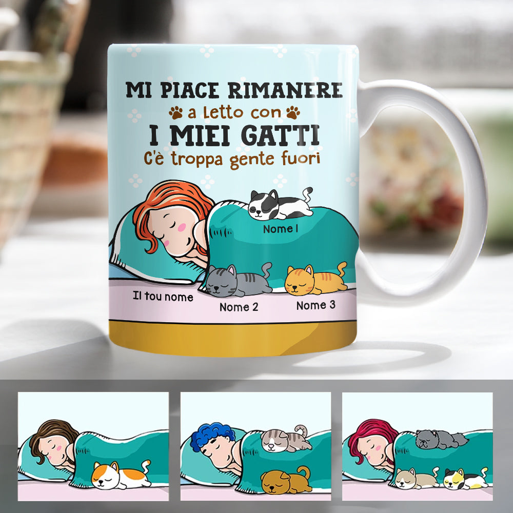 Personalized Italian Cat Gatto Mug Personalized Italian Cat Gatto Mug