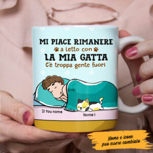 Personalized Italian Cat Gatto Mug 3