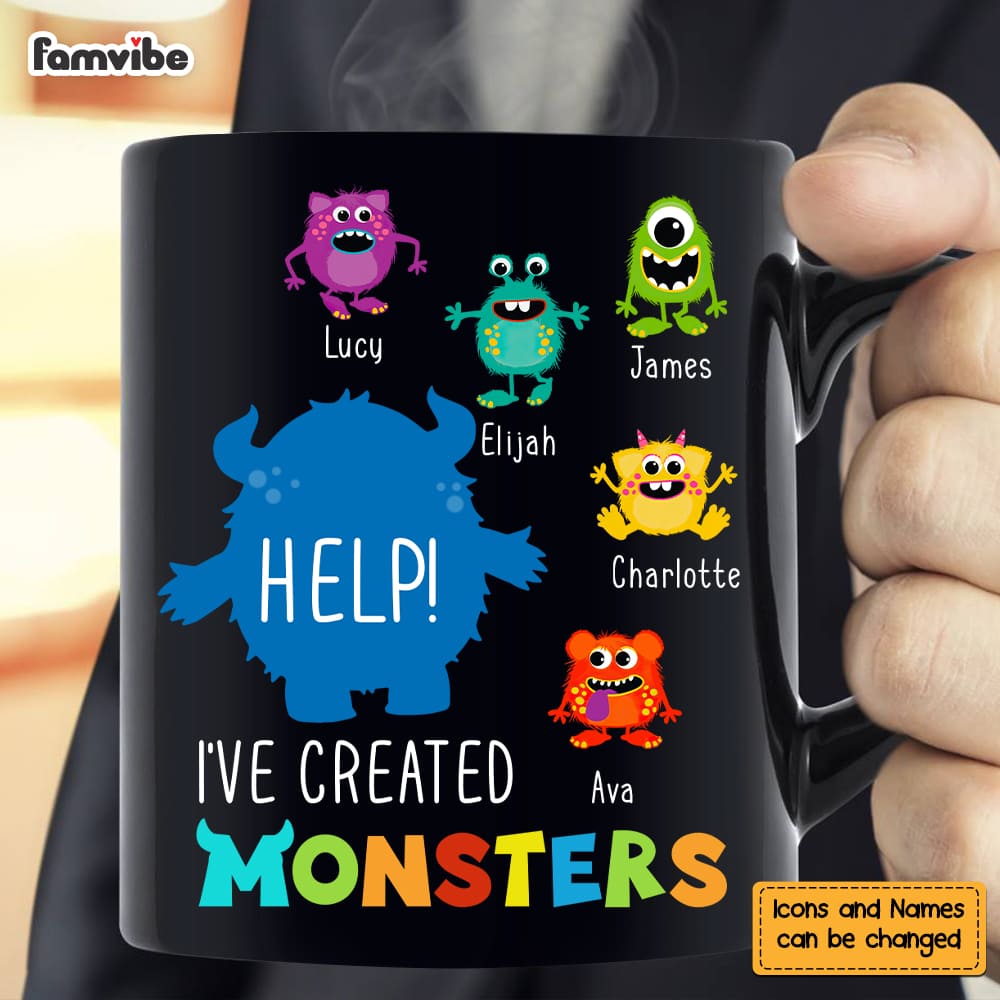 Personalized I've Created Monsters Mug Personalized I've Created Monsters Mug
