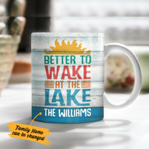 Personalized Lake Garden Mug