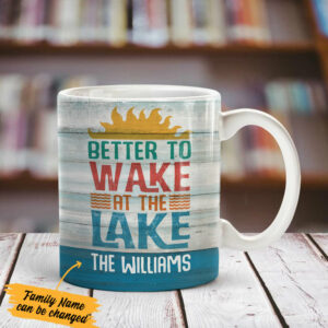 Personalized Lake Garden Mug