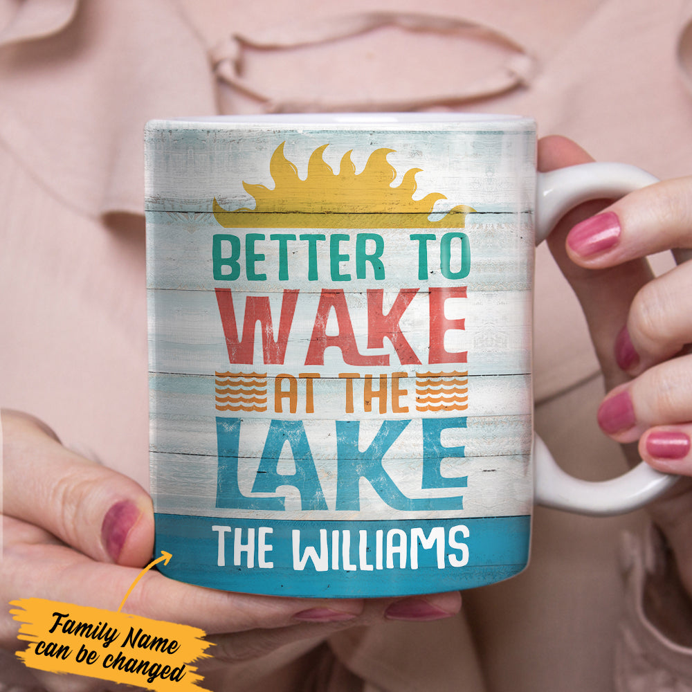 Personalized Lake Garden Mug Personalized Lake Garden Mug
