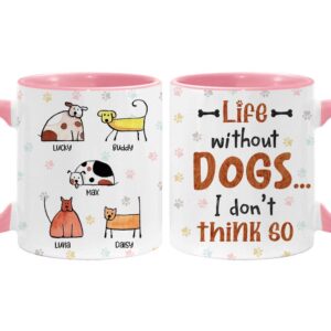 Personalized Life Without Dogs I Don’t Think So Mug
