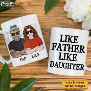 Personalized Like Father Like Daughter Mug