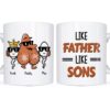 Personalized Like Father Like Son Mug